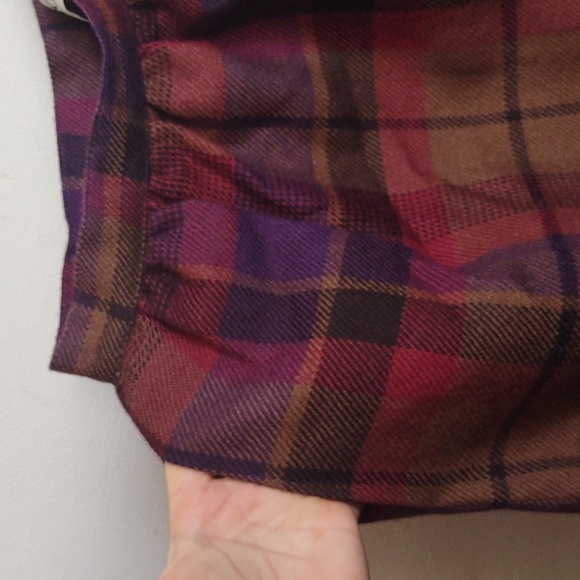 Red and Purple A-Line Maxi Skirt for Casual Wear - Picture 6 of 10